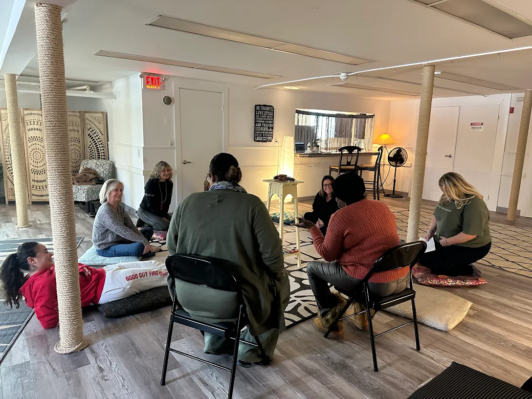 Grief support circle session at Center for Mind Body Balance